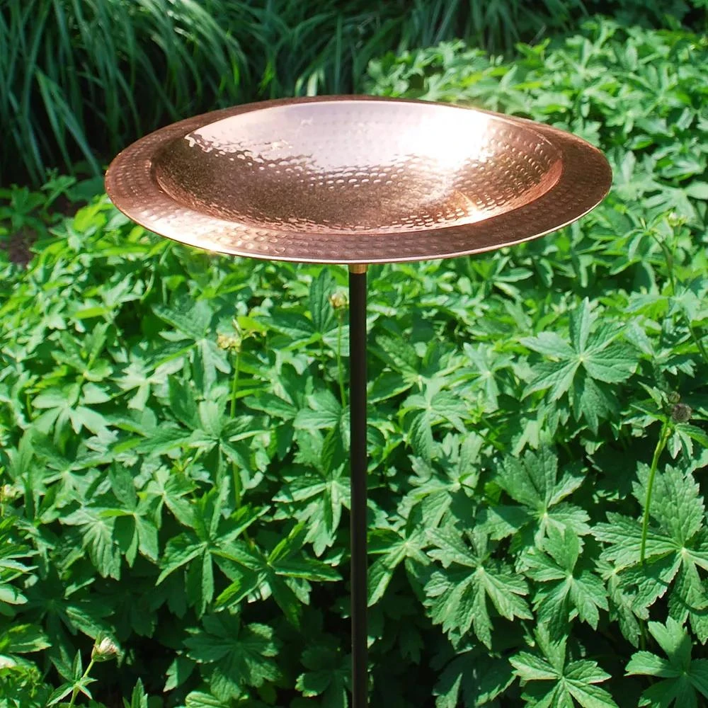 Achla Designs Hammered Copper Bowl Bird Bath