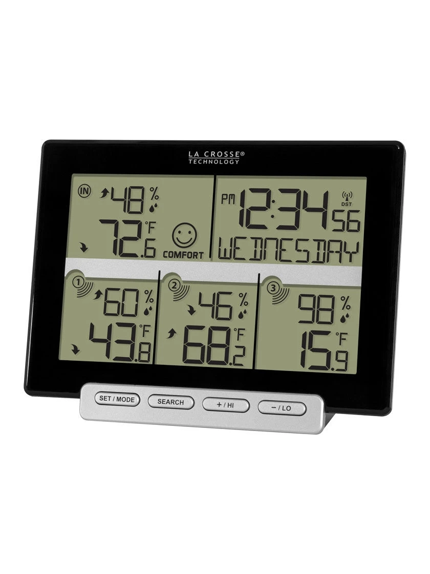 La Crosse 308-1412-3TX-INT Wireless Weather Station With 3 Sensors