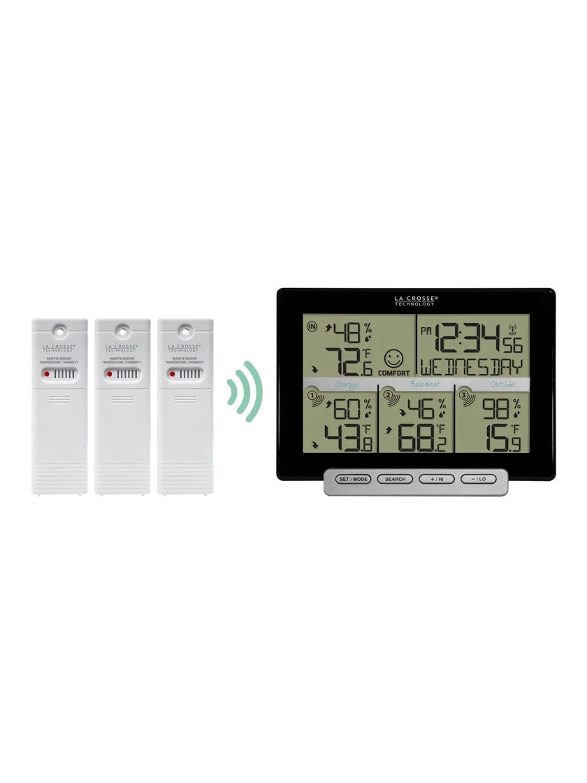 La Crosse 308-1412-3TX-INT Wireless Weather Station With 3 Sensors - Image 2