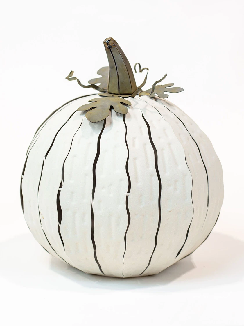 Desert Steel Pumpkin Luminary, Short - Image 8