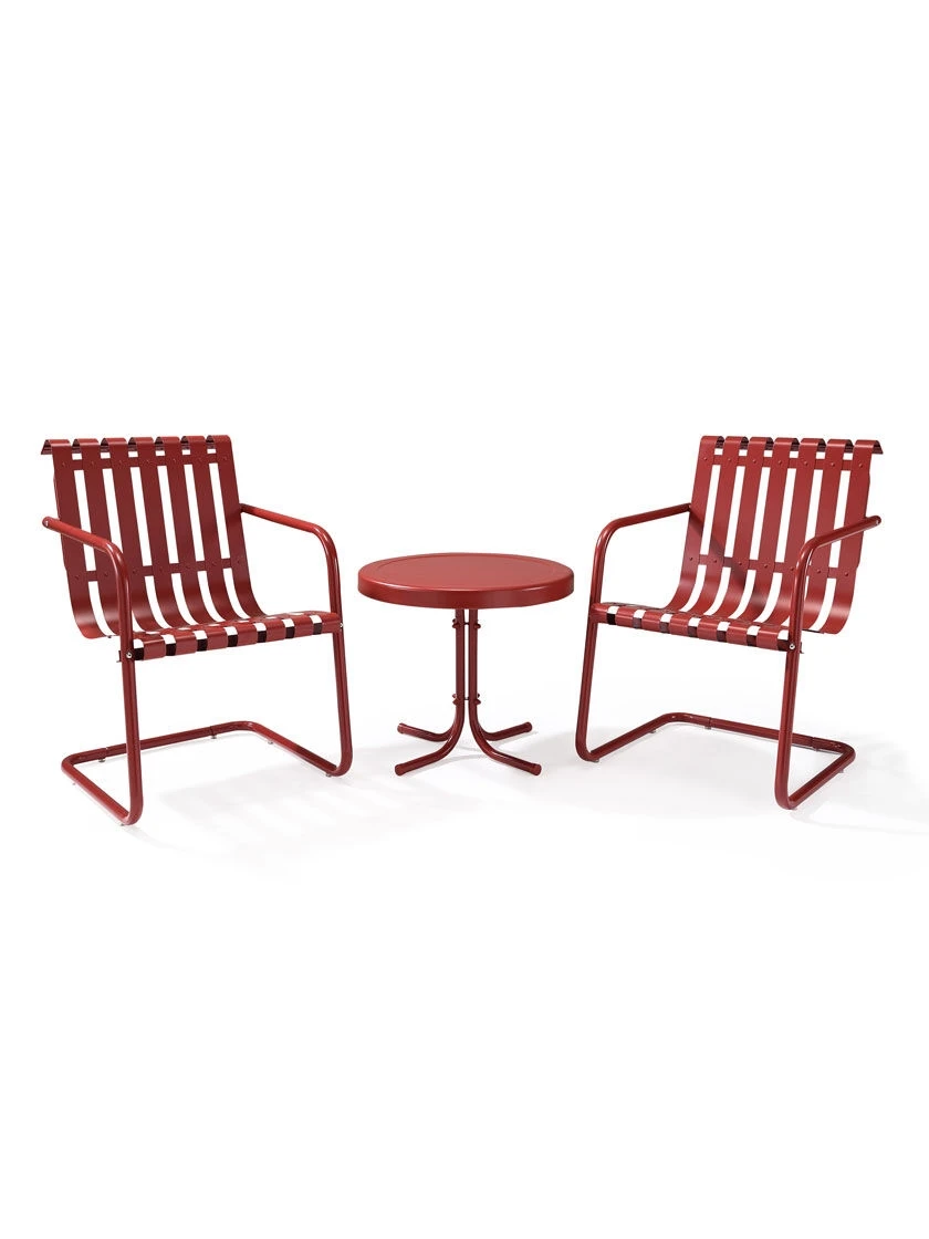 Crosley Gracie 3-Piece Metal Outdoor Seating Set - Image 2