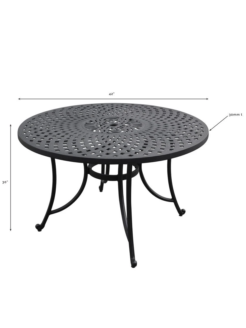 Crosley Sedona Cast Aluminum Dining Table - Image 4
