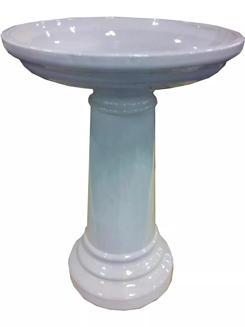 Classic Ceramic Bird Bath - Image 4