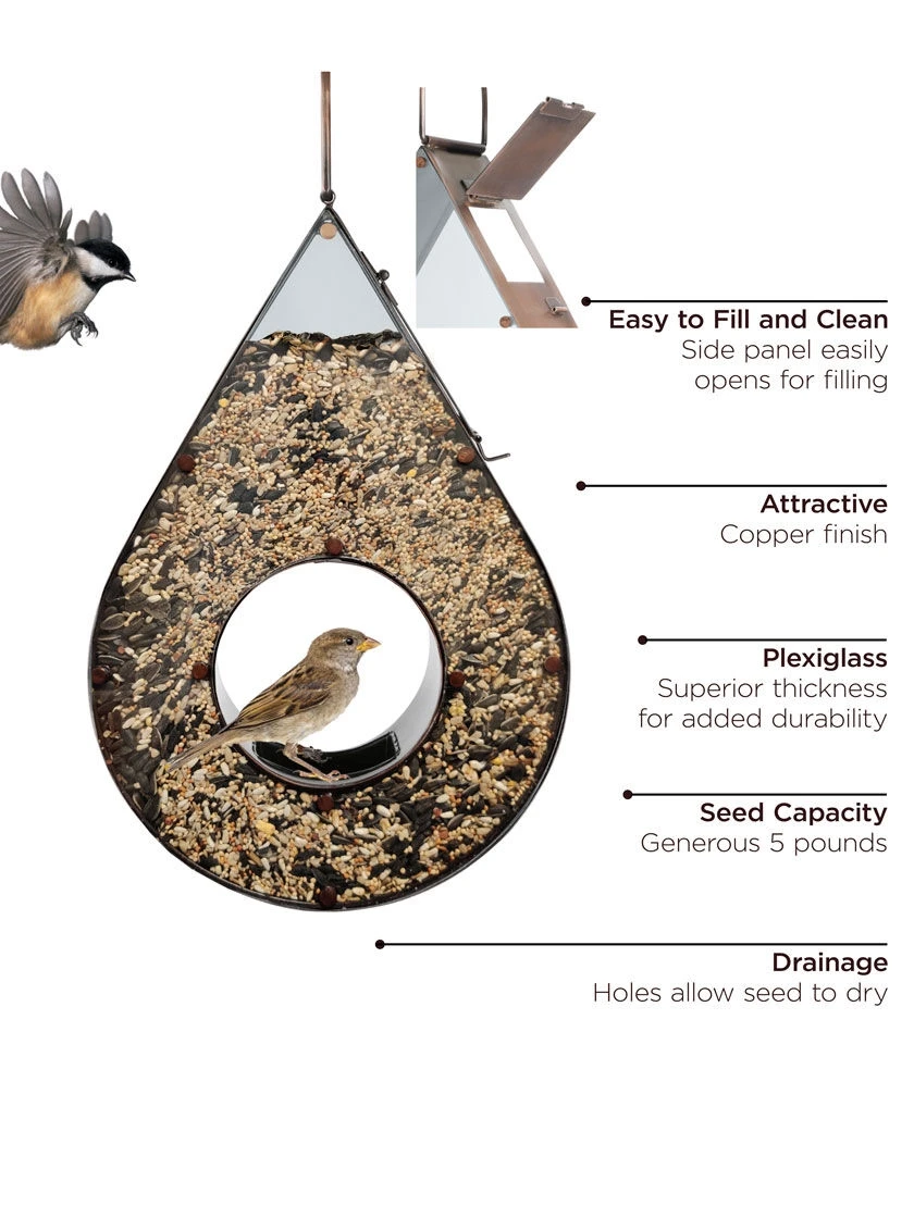 Teardrop Fly-Thru™ Bird Feeder - Image 2