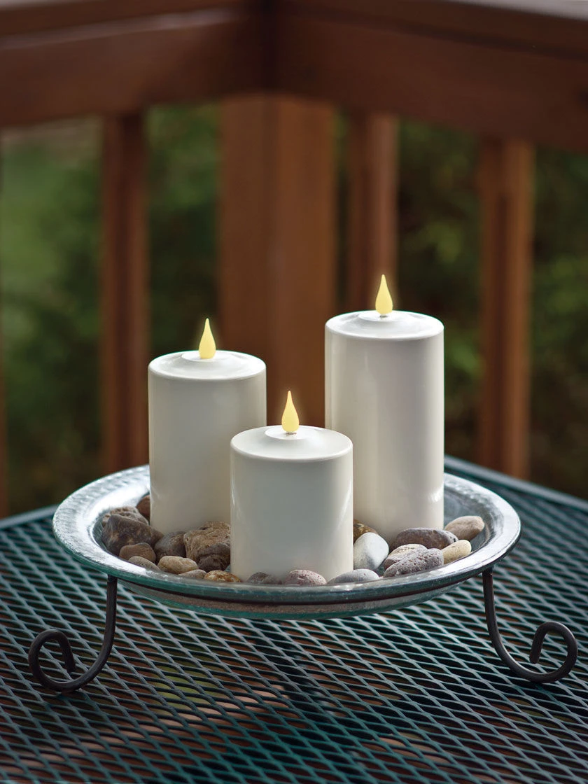 Outdoor LED Pillar Candles - Image 6