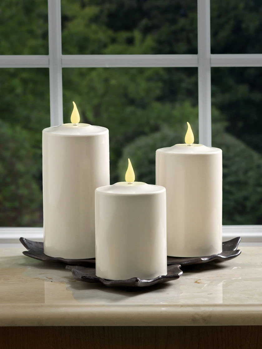 Outdoor LED Pillar Candles - Image 7