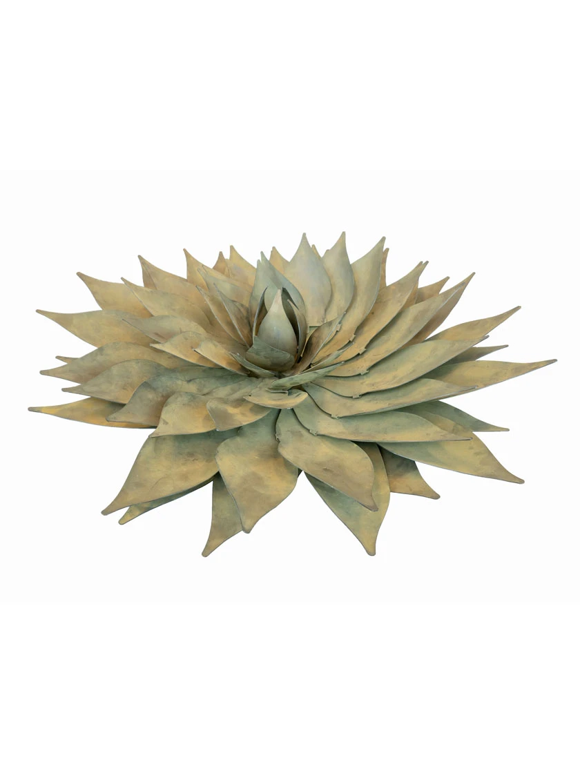 Desert Steel Spiral Aloe Sculpture - Image 9