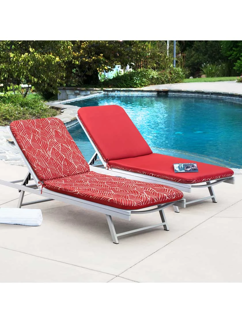 Outdoor Decor™ Chaise Lounge Cushions, 22" X 73" - Image 3