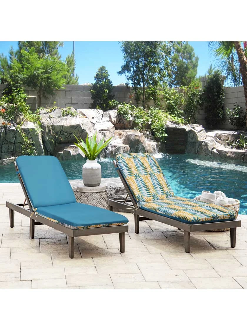 Outdoor Decor™ Chaise Lounge Cushions, 22" X 73" - Image 8