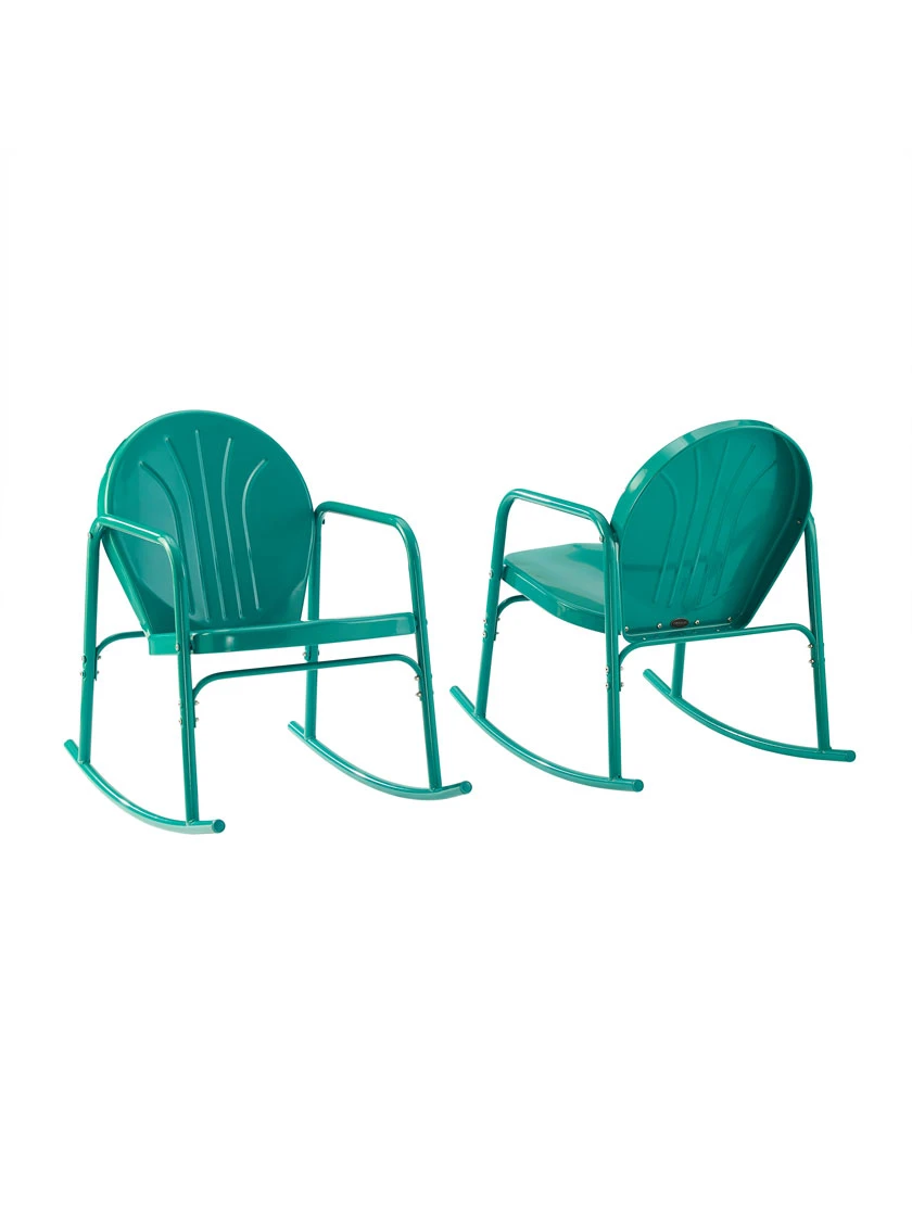 Crosley Griffith 2-piece Outdoor Rocking Chair Set - Image 7