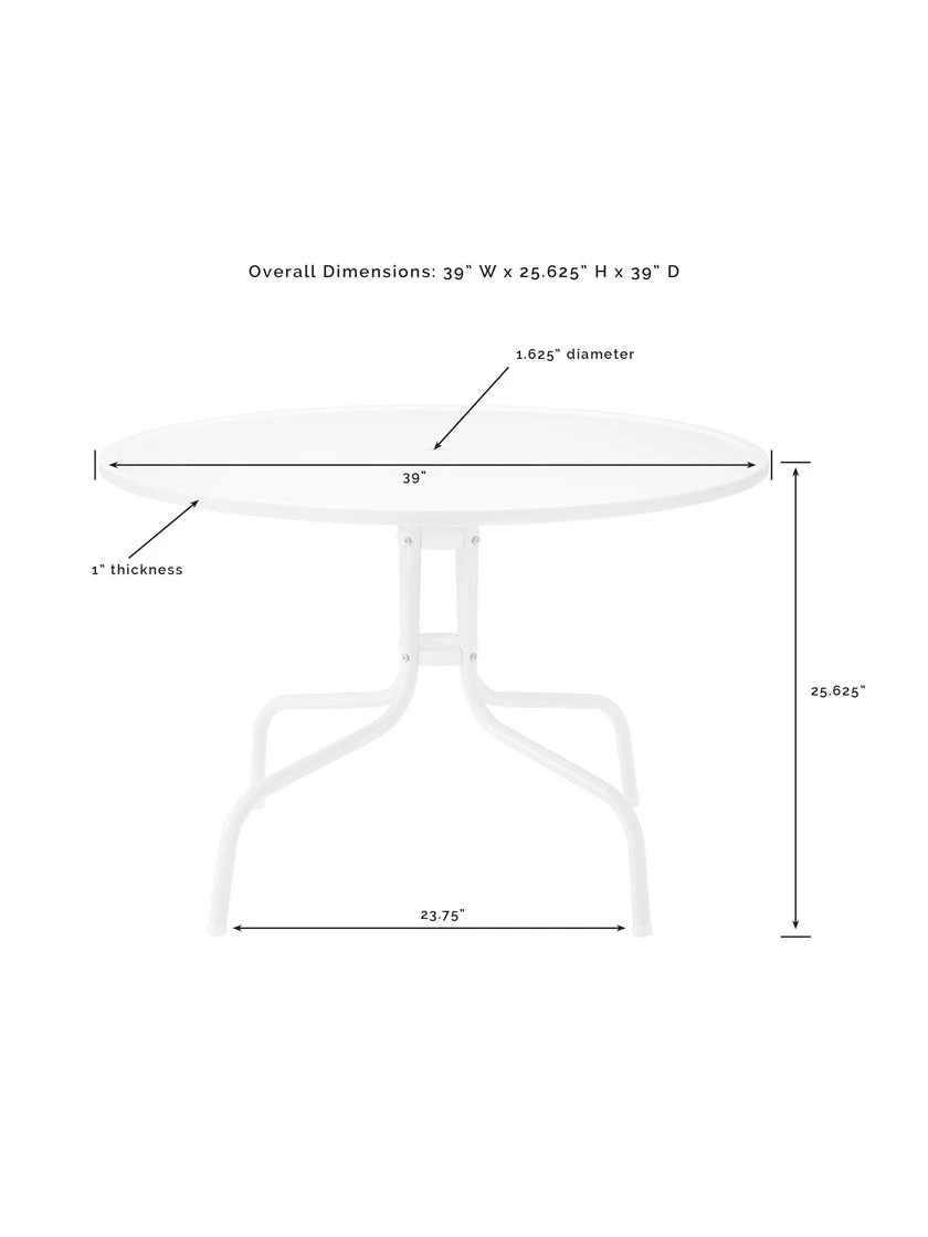 Crosley Ridgeland 5-piece Outdoor Dining Set - Image 14