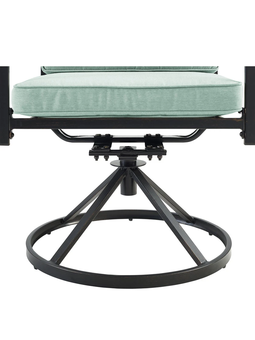 Crosley Kaplan 5Pc Outdoor Dining Set With Swivel Chairs - Image 9