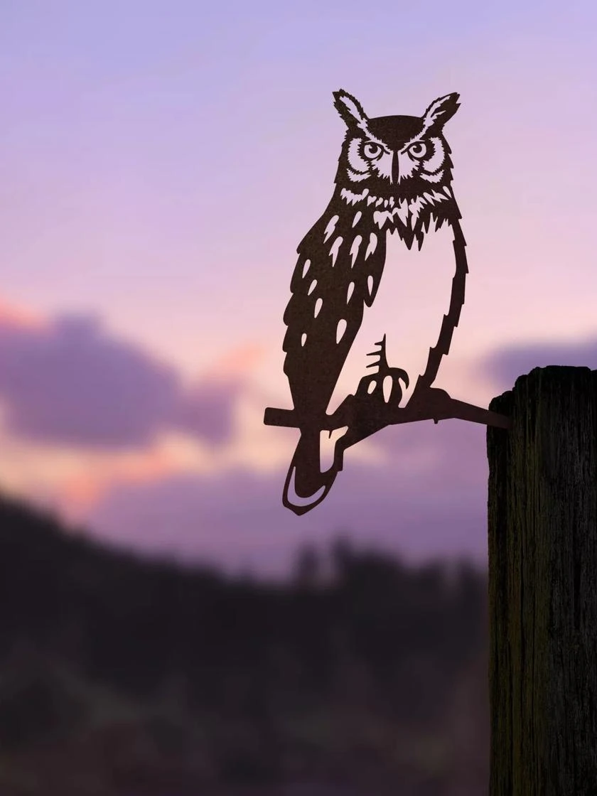 Metalbird Great Horned Owl - Image 2