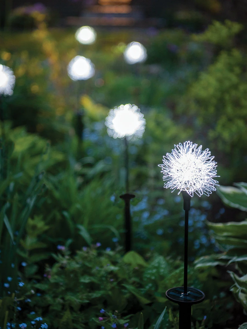 Dandelion Solar Stake