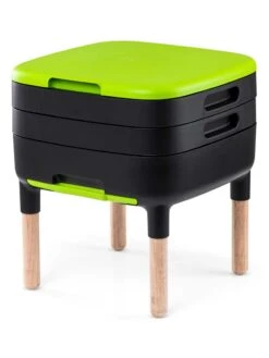 Maze Worm Farm Composter Trays With Wood Legs