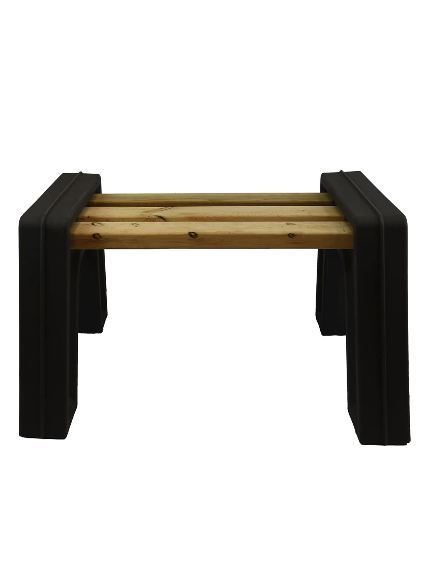 Custom Length Lightweight Indoor Or Outdoor Backless Bench Ends - Image 7