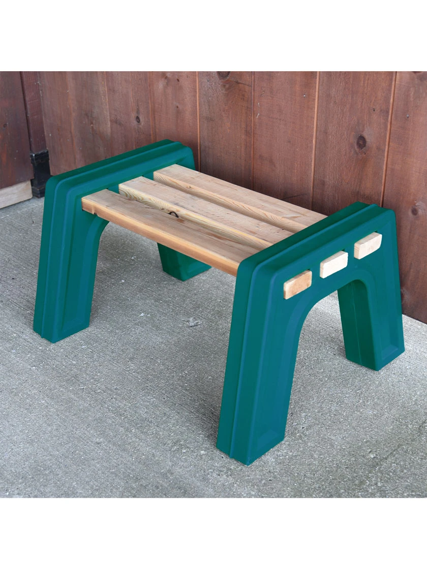 Custom Length Lightweight Indoor Or Outdoor Backless Bench Ends - Image 2
