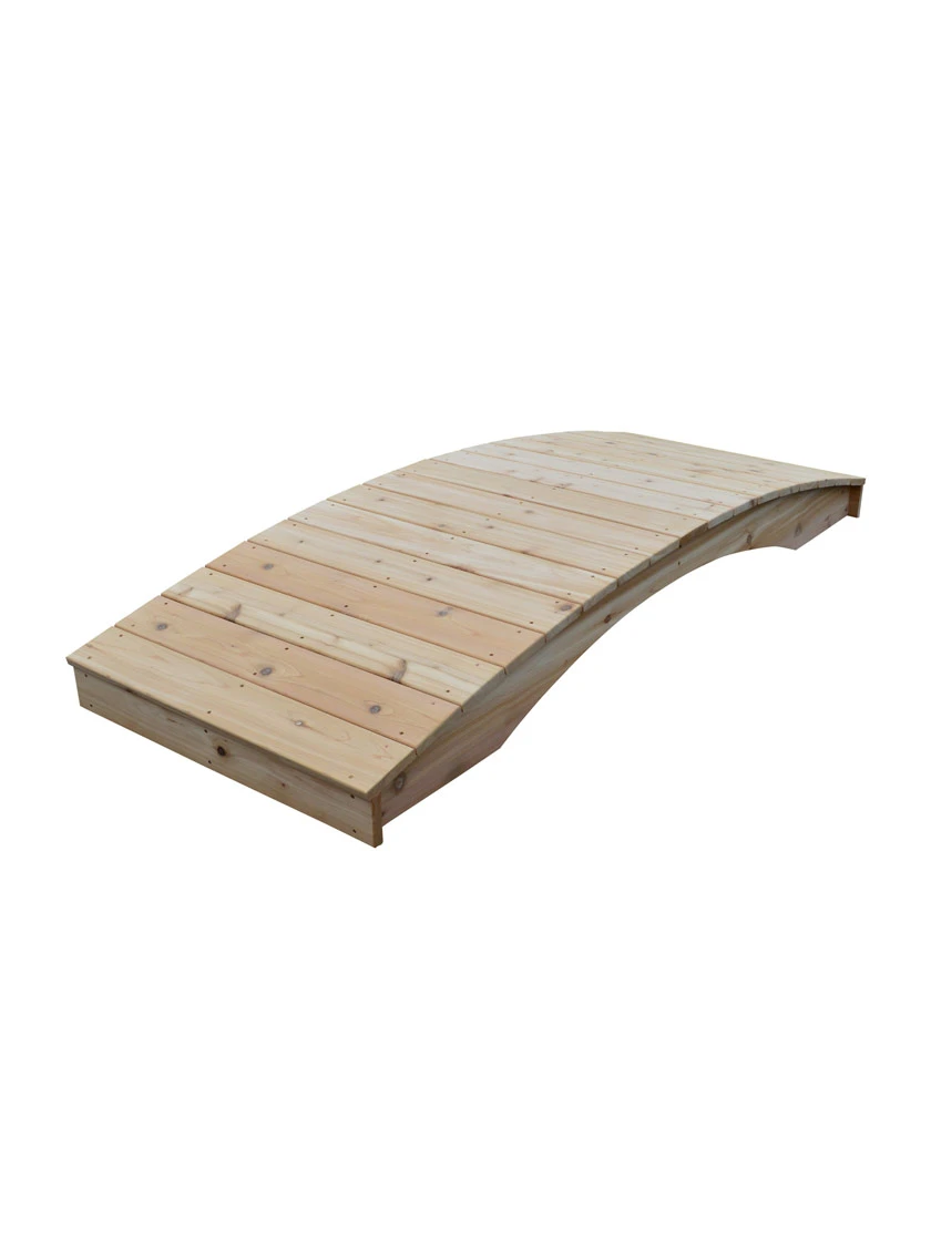 Plank Garden Bridge Unfinished 3' X 12'