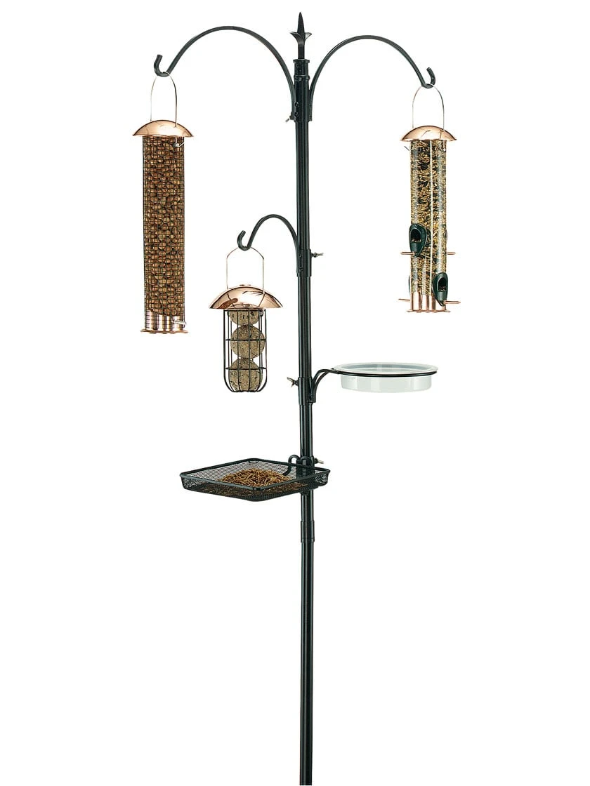 GardmanĀ® Antique Finish Bird Feeding Station