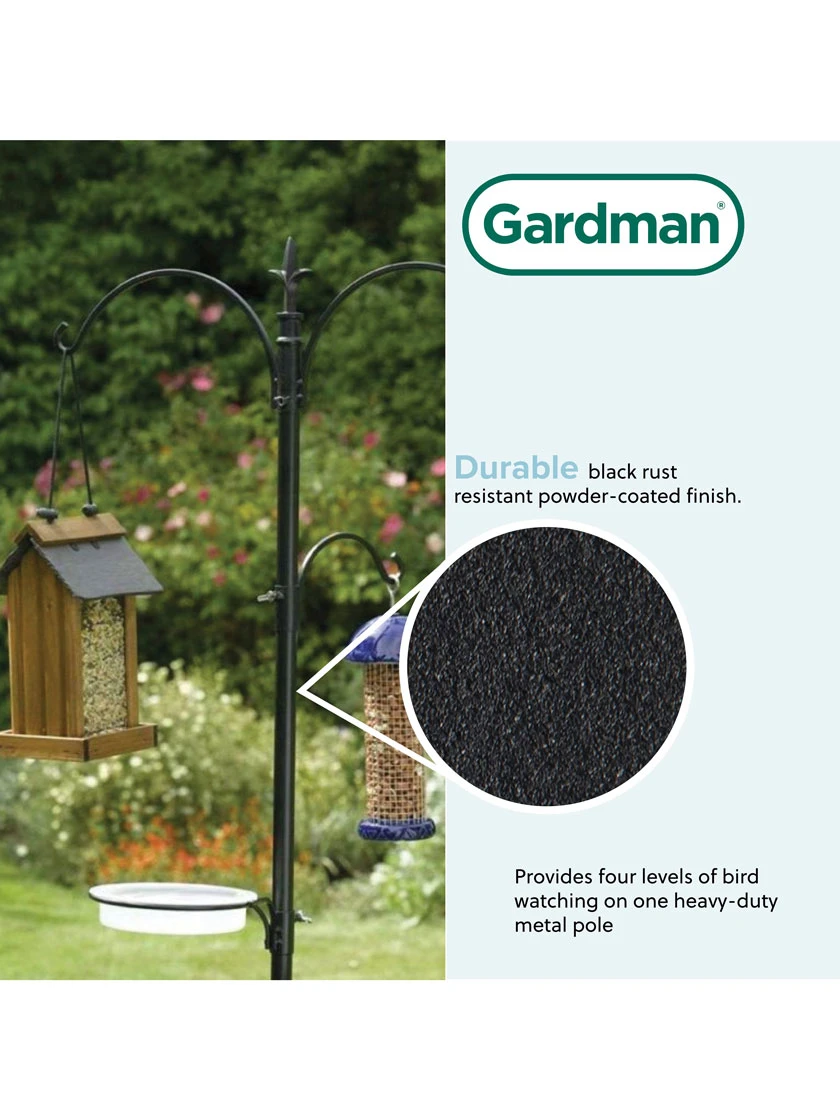 GardmanĀ® Antique Finish Bird Feeding Station - Image 4